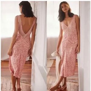 Anthropologie Cerise Slip Pink Combo NWT